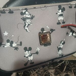 Dooney & Bourke Gray Mickey Mouse Crossbody Bag